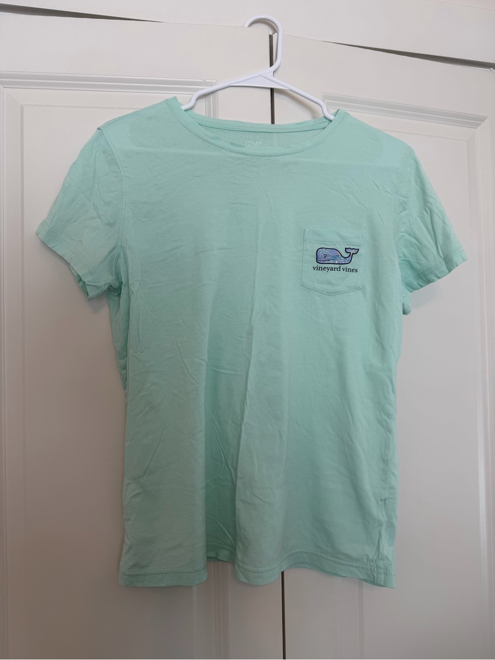 Vineyard Vines Light Mint Short Sleeve Pocket Tee
